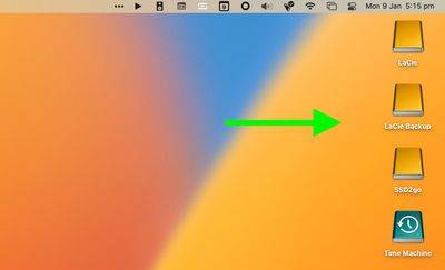 如何隐藏 Mac 桌面上的外部存储器?