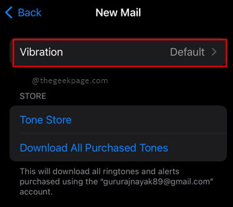 如何打开或关闭iPhone上新邮件的振动?