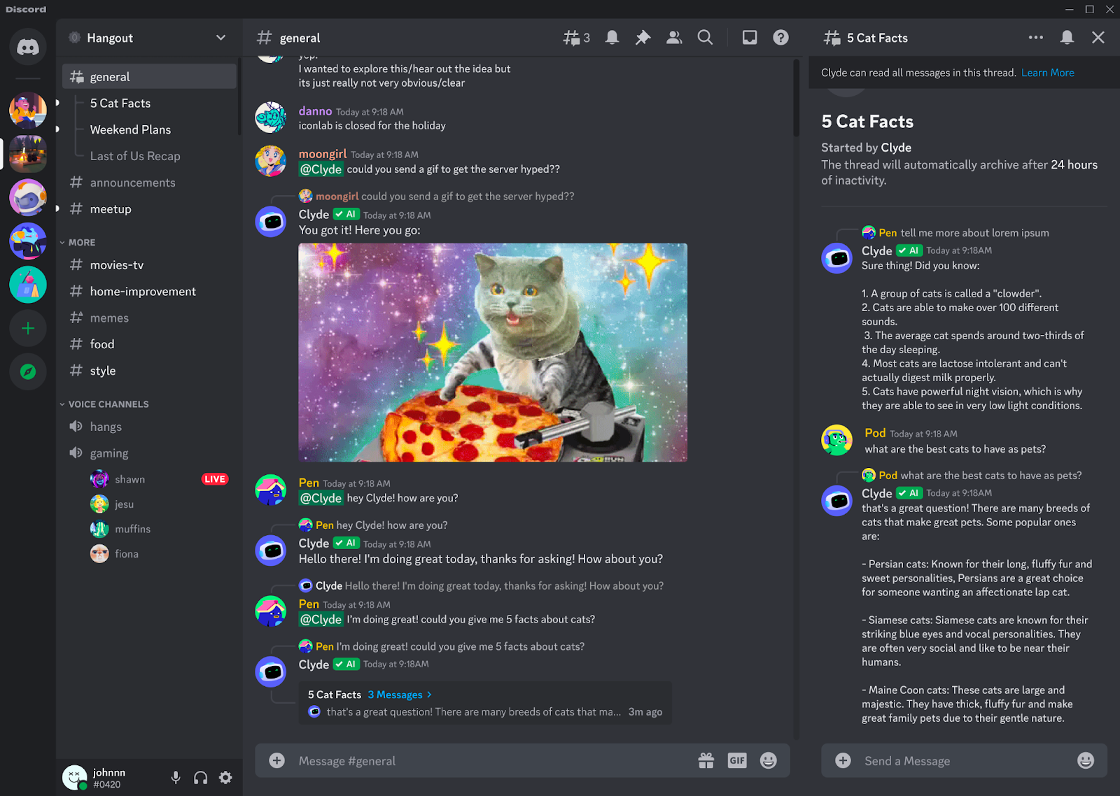 Discord 新推出三种 AI 体验,其中包括 OpenAI 支持的交互对话功能