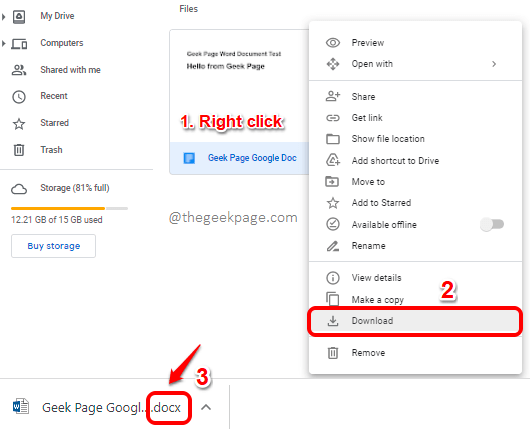 如何将 Google Doc 文件转换为 MS Word 文件,反之亦然