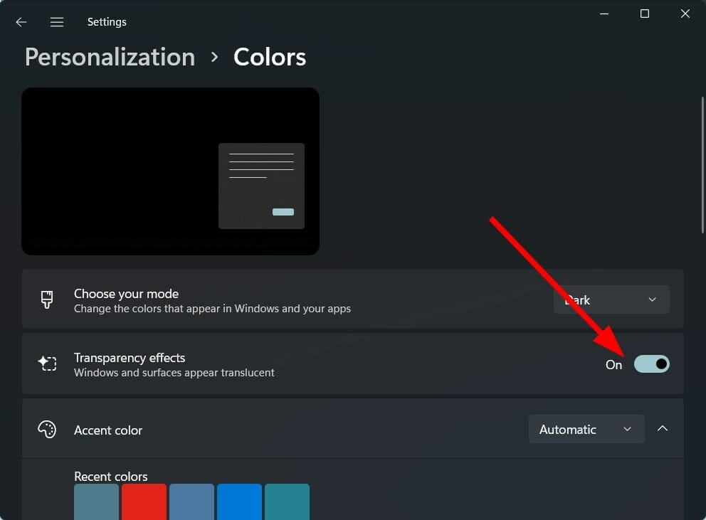 修复方法:Windows 11 任务栏不透明问题
