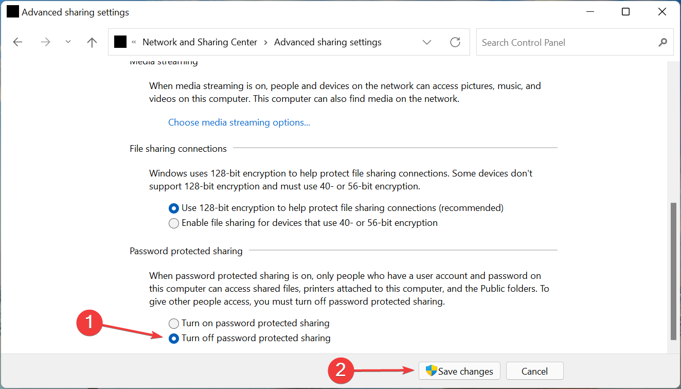 如何修复Windows 11中无法使用网络共享的问题?
