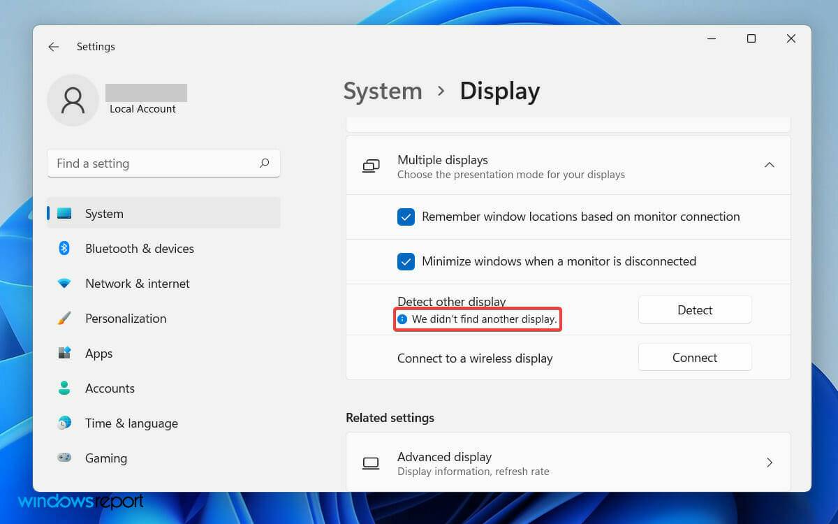 如何解决Windows 11无法检测到第二个显示器的问题?