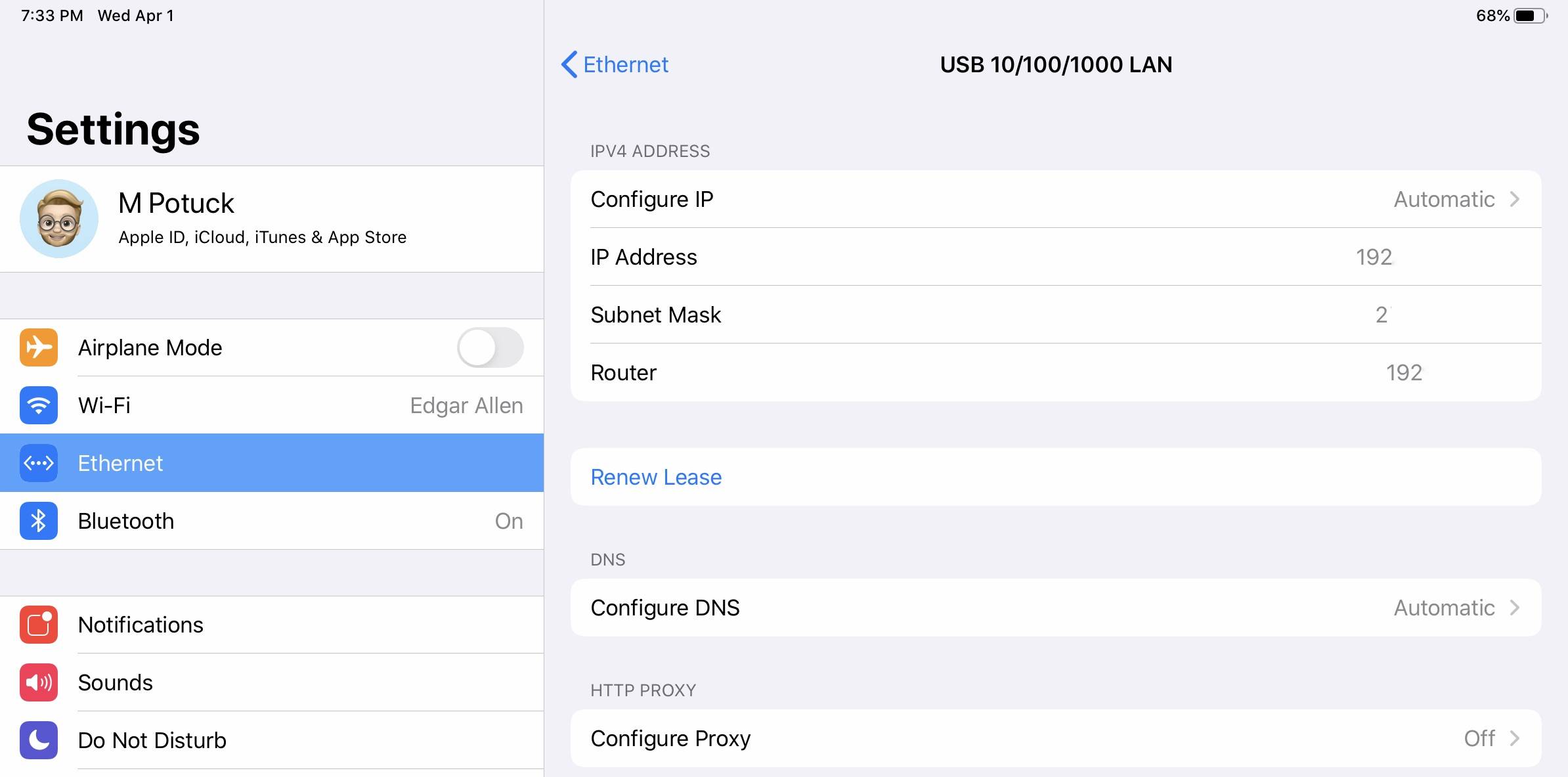 如何通过 USB-C 或 Lightning 在 iPad 上使用以太网