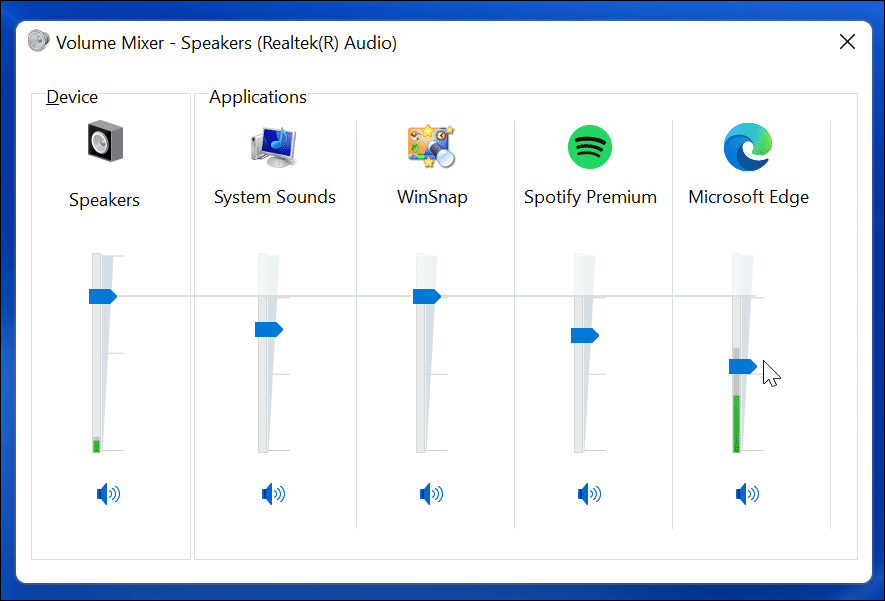 如何在 Windows 11 中恢复经典音量混合器