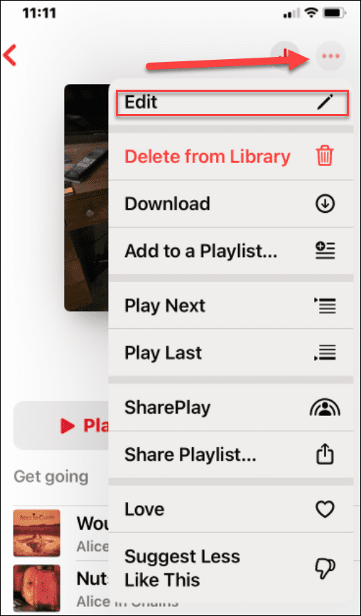 如何修改 Apple Music 中播放列表的封面图片？