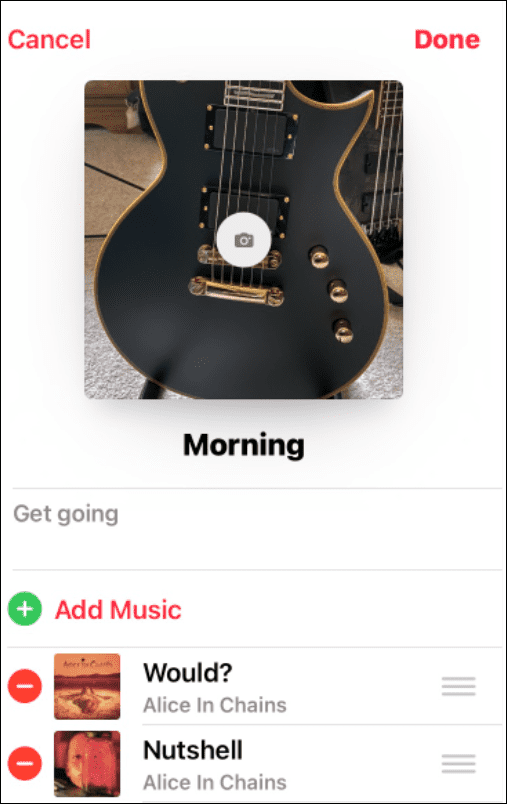 如何修改 Apple Music 中播放列表的封面图片？