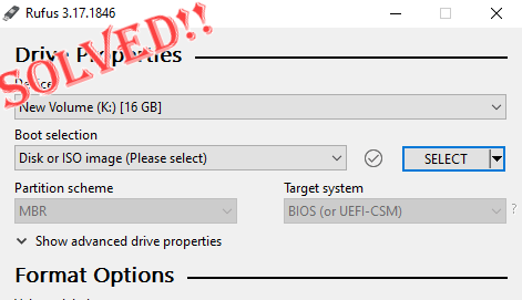 如何解决Rufus在Windows PC上无法创建启动USB问题？