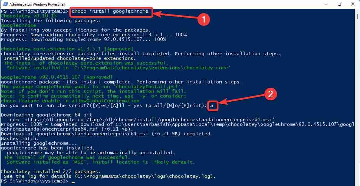 如何使用 PowerShell 在 Windows 11 上安装 Chocolatey?