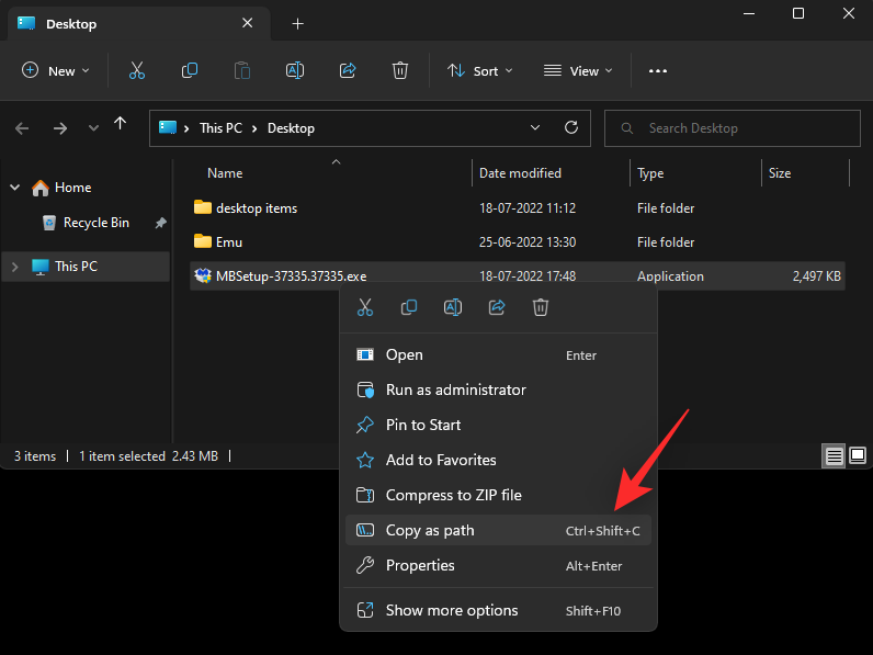 Windows 11中的“复制为路径”是什么,你需要了解的全部内容。