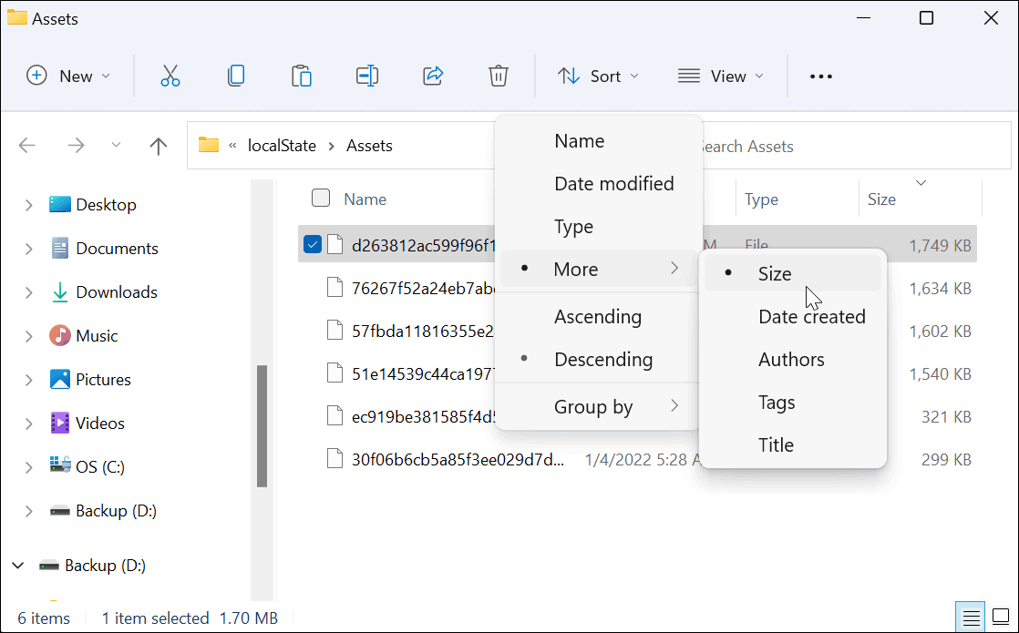 如何在 Windows 11 上保存 Spotlight 集合图像