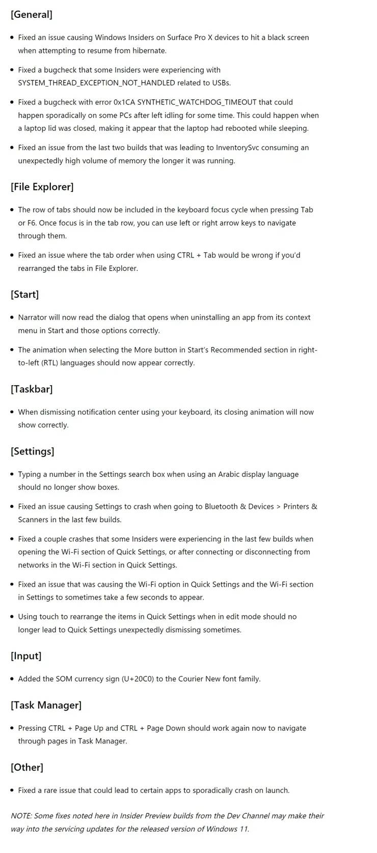 微软发布 Windows 11 Insider Preview Build 25145 给 Dev Channel 用户