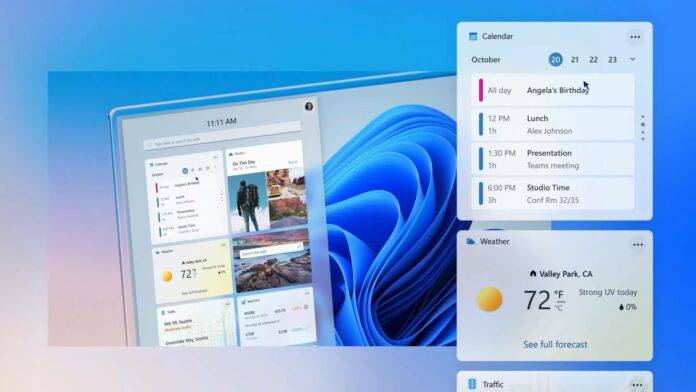 Windows 11 KB5017383 动手:动态小部件等