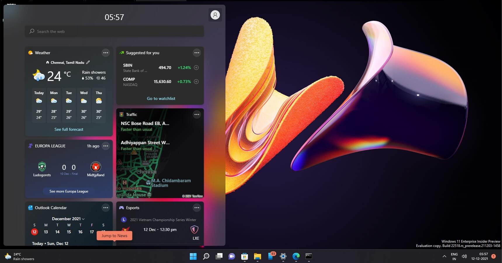 微软开始测试 Windows 11 2022 年 2 月更新的新特性和改进。