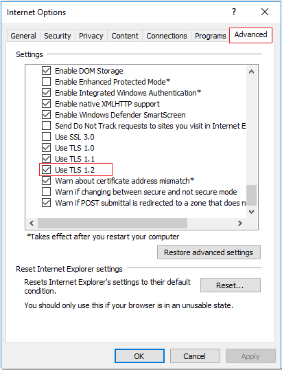 2022 年在所有 Windows 版本上启用 TLS 1.2 的 3 种方法