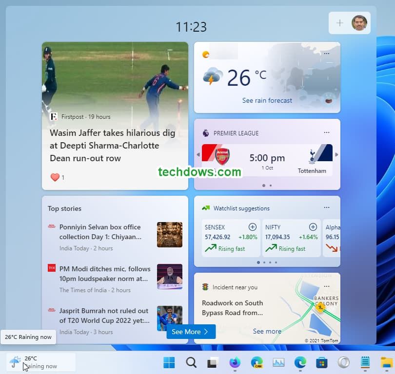 如何在Windows 11中禁用悬浮小部件面板的自动弹出?