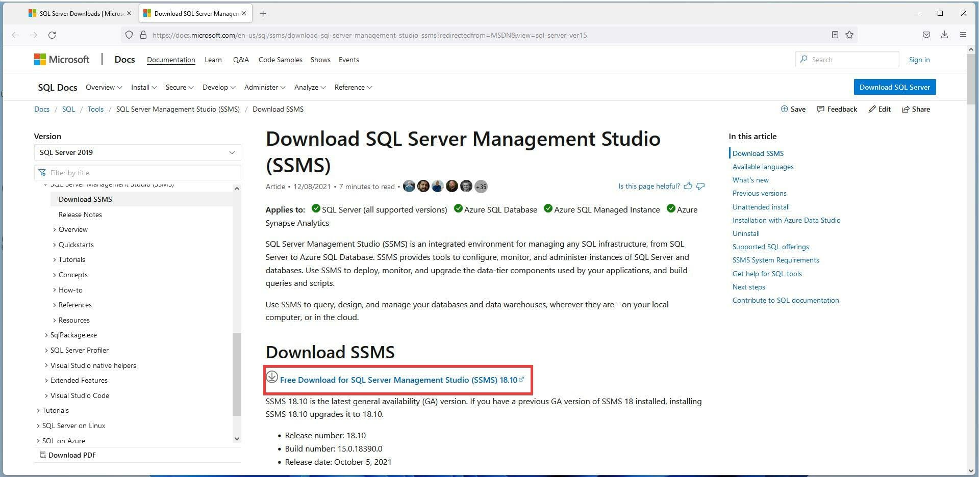 如何在 Windows 11 上安装和配置 SQL Server 2021 开发者版？