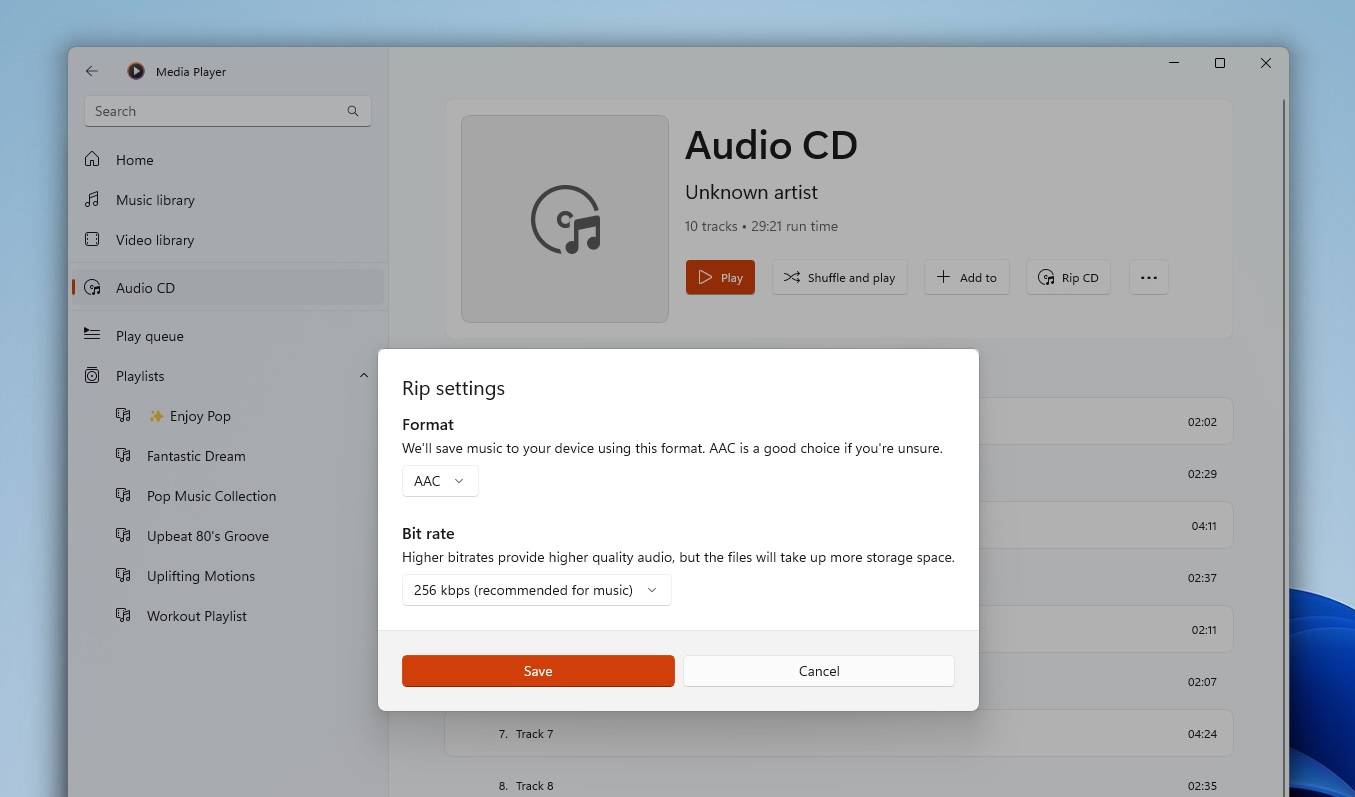 如何使用Windows 11的新媒体播放器轻松翻录CD?