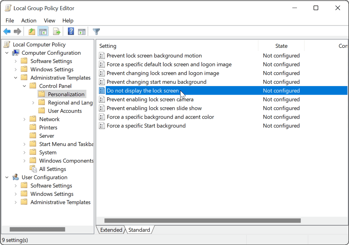 如何在 Windows 11 中禁用屏幕锁定?