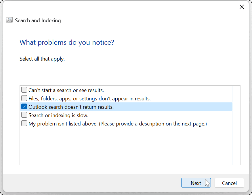 Windows 11 中 Outlook 搜索无法工作的 6 个解决方法