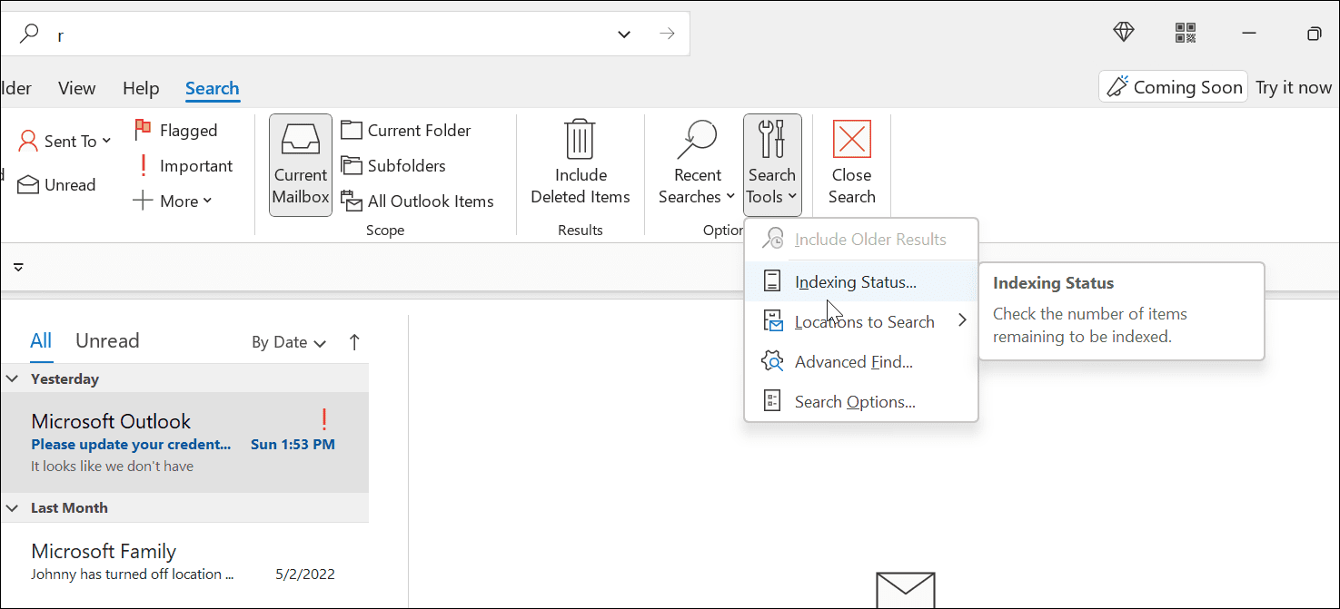 Windows 11 中 Outlook 搜索无法工作的 6 个解决方法