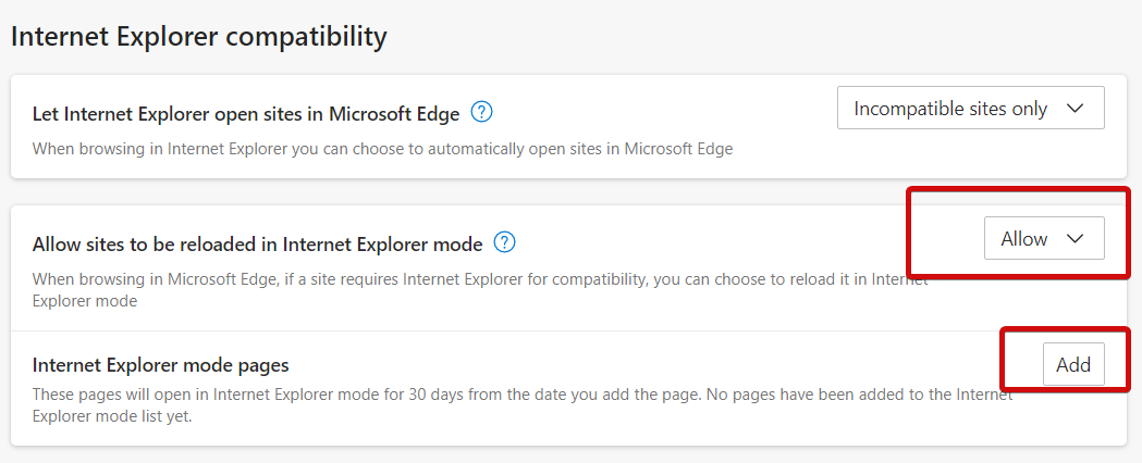 如何停止 Microsoft Edge 在 Internet Explorer 中的重定向?