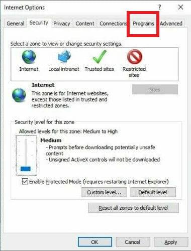 如何停止 Microsoft Edge 在 Internet Explorer 中的重定向?