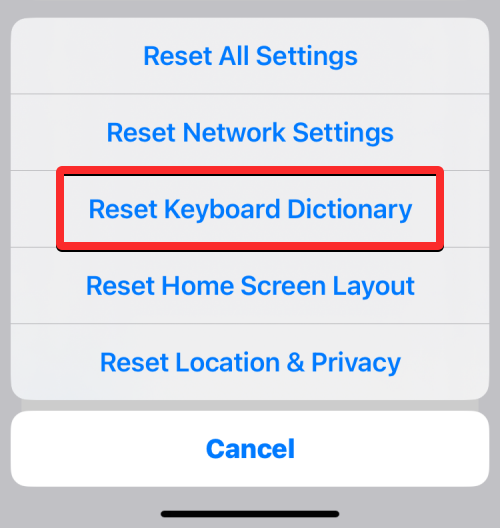 如何清除 iPhone 键盘的输入历史记录？