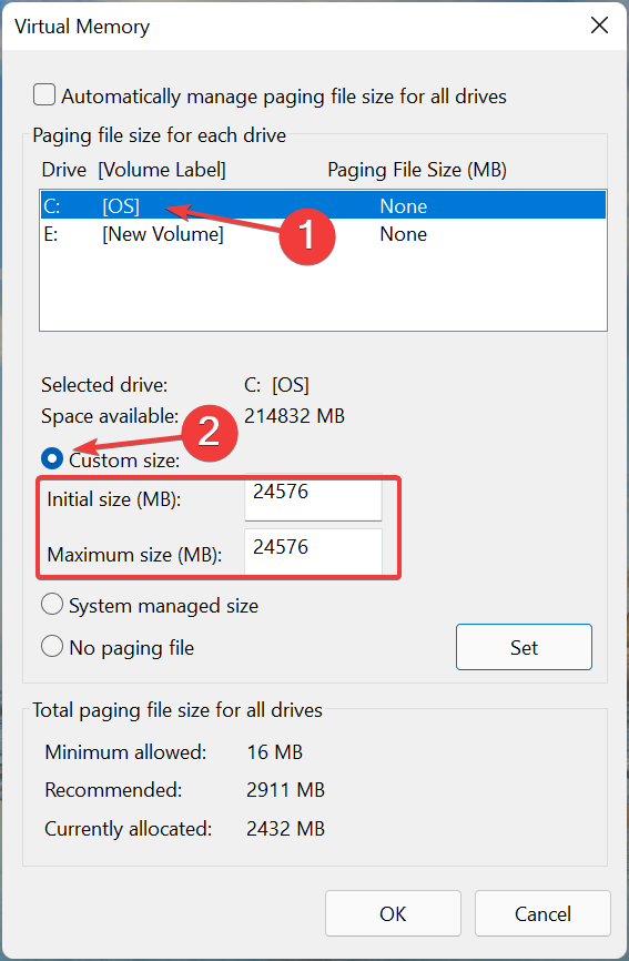 如何在 Windows 11 中配置虚拟内存（页面文件）
