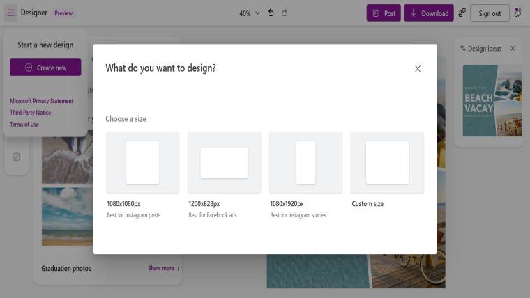 泄露的未知 Windows 11 应用程序“Designer”展示多张图片