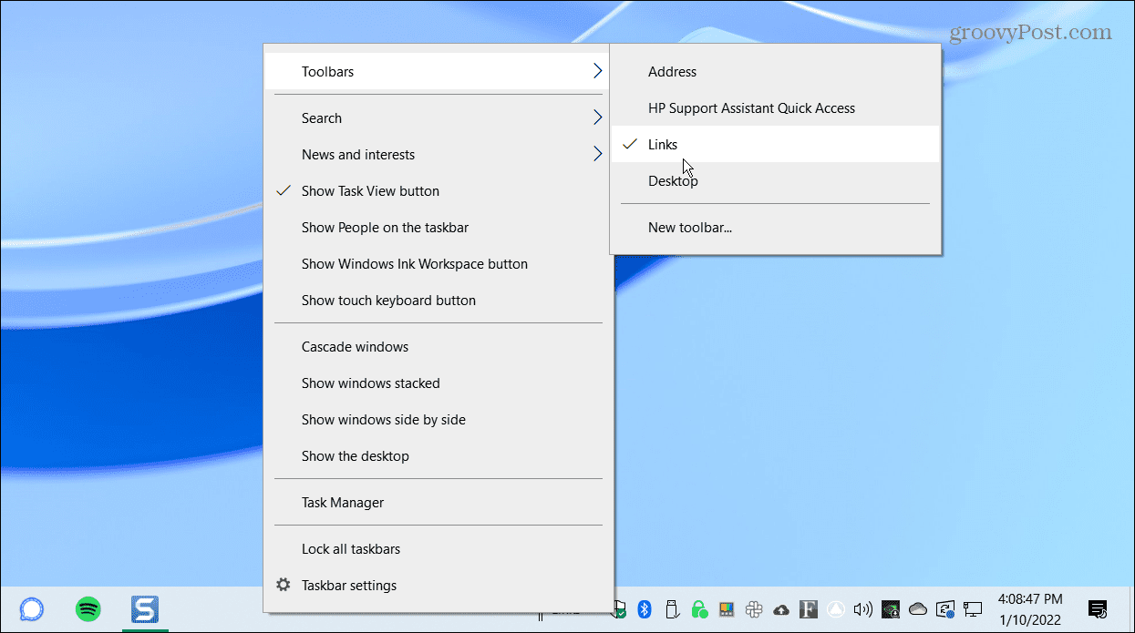 如何让 Windows 10 任务栏居中显示?