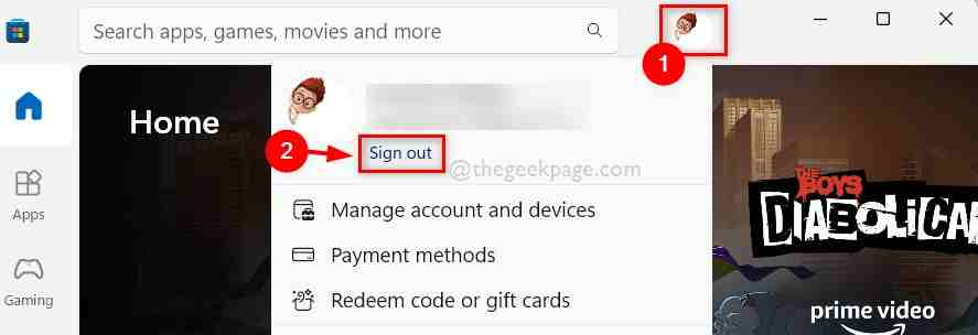 修复:Windows 11 或 10 中的 Windows 应用商店错误 0x803fb005