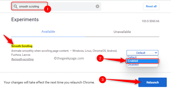 如何在 Google Chrome 中启用或禁用网站的平滑滚动