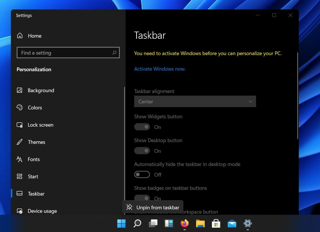 如何在 Windows 11 中将任务栏移到左侧?