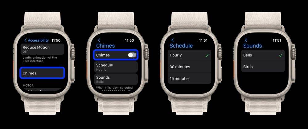 Apple Watch：如何设置每小时一次的 Taptic Chime 提醒