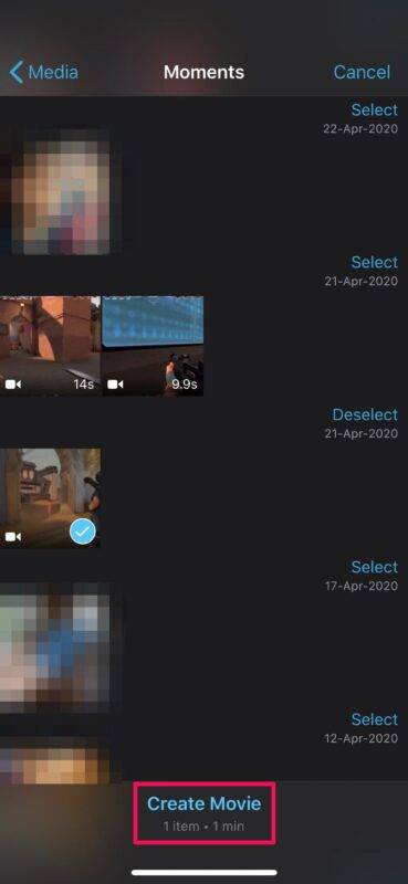 如何在 iPhone 上使用 iMovie 添加视频滤镜