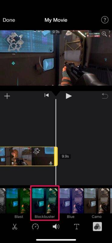 如何在 iPhone 上使用 iMovie 添加视频滤镜