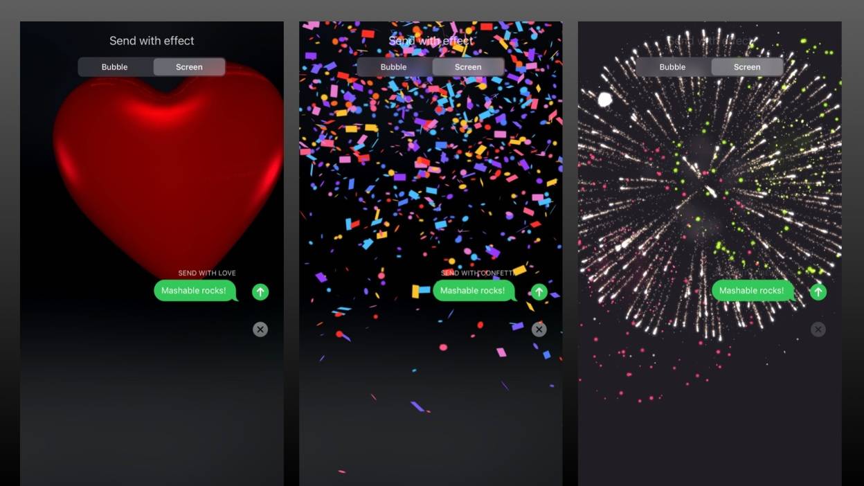 如何在 iPhone iMessages 中使用激光和烟花