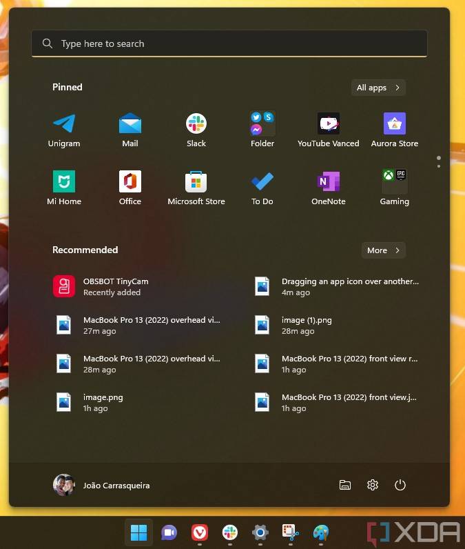 如何在 Windows 11 版本 22H2 中使用开始菜单文件夹