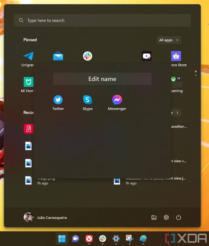 如何在 Windows 11 版本 22H2 中使用开始菜单文件夹