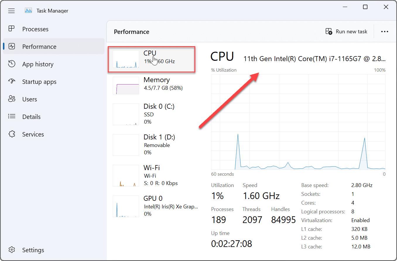 如何在 Windows 11 上查找您的 Intel CPU 代