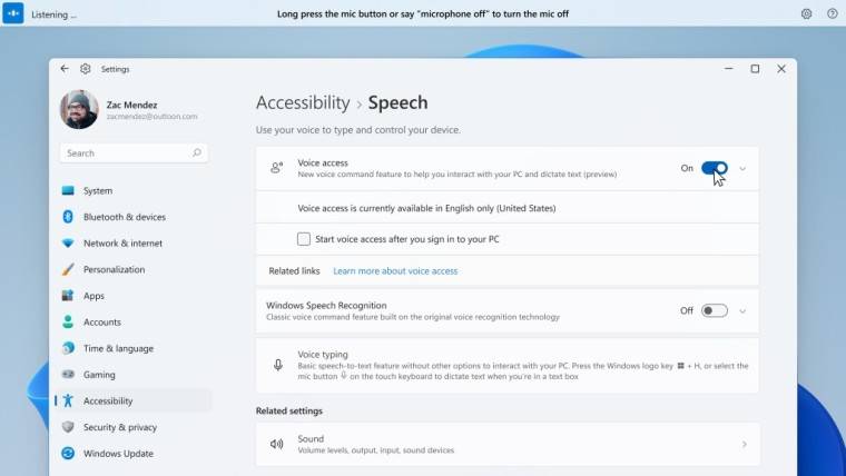 微软概述了 Windows 11 的新辅助功能