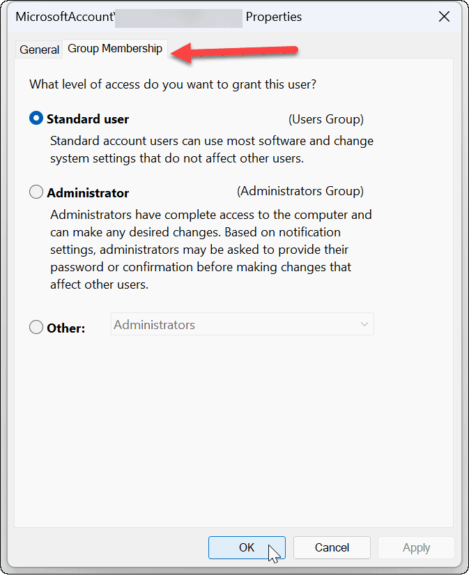 如何在 Windows 11 上更改帐户类型