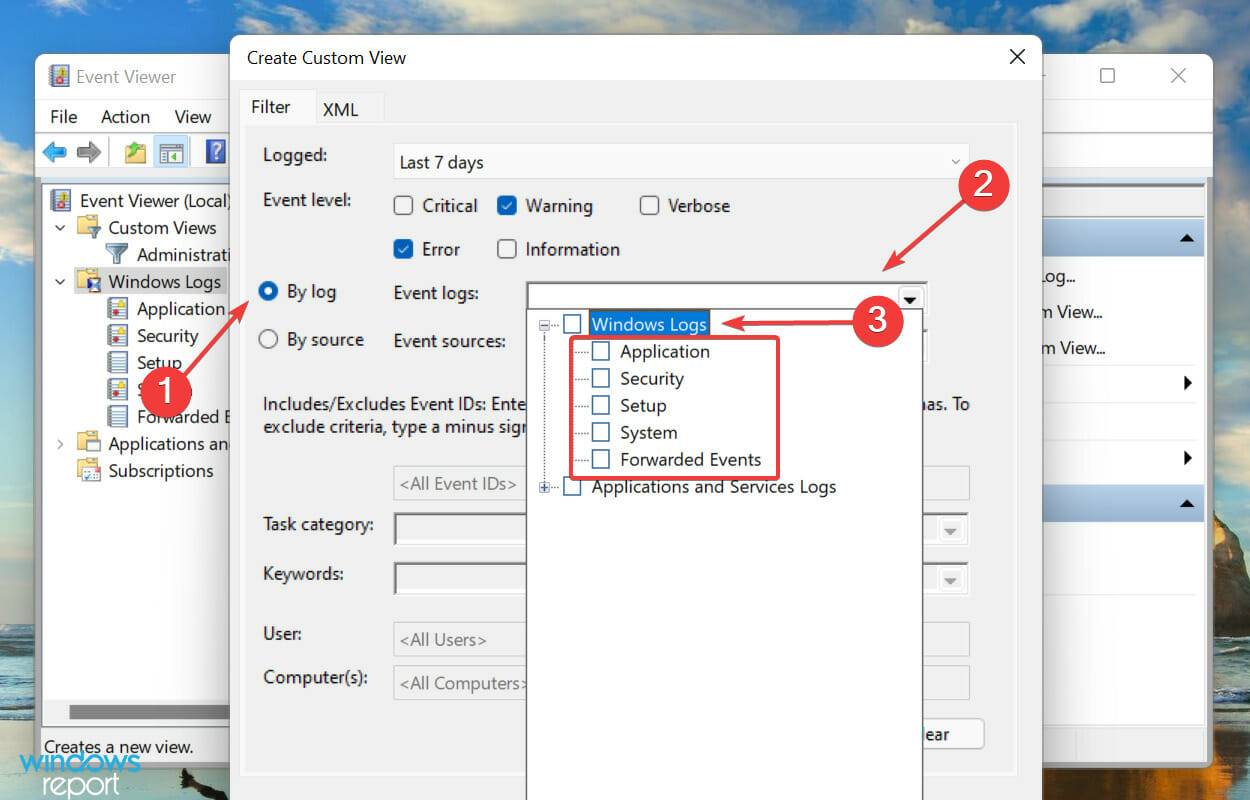 如何检查 Windows 11 错误日志