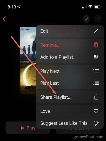 如何在 Apple Music 上共享播放列表