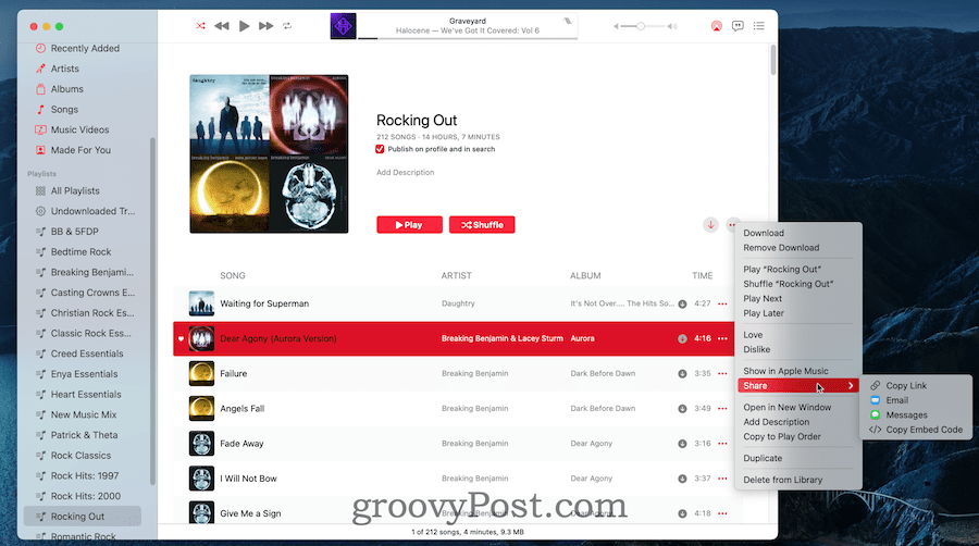 如何在 Apple Music 上共享播放列表