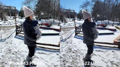 相机比较：三星 Galaxy S22 Ultra 与苹果 iPhone 13 Pro Max