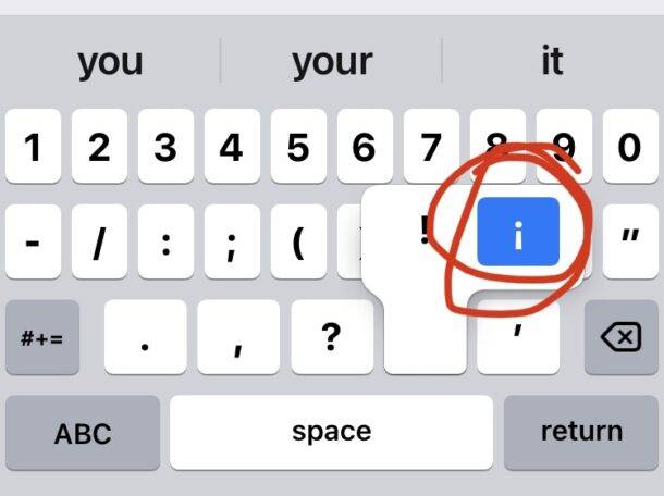 如何在 iPhone 和 iPad 上键入倒置感叹号¡