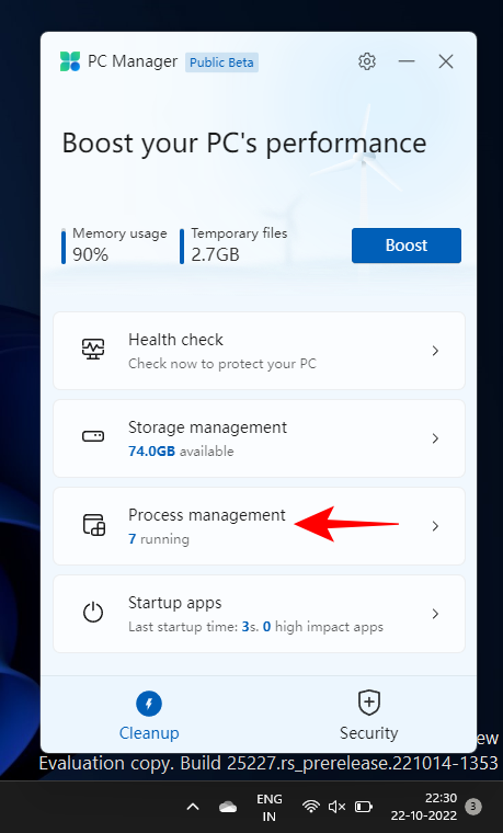 如何在 Windows 11 上使用电脑管家应用程序