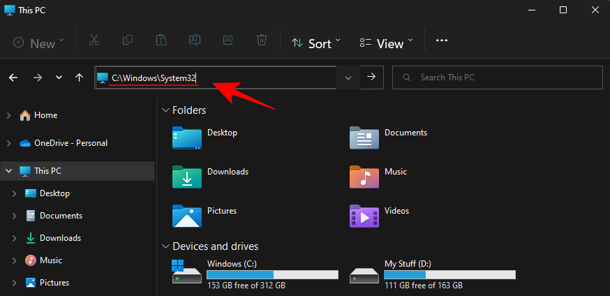 在 Windows 11 或 10 上打开 System 32 文件夹的 3 种方法